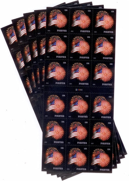 2014 U.S. Flag Forever Stamps – First-Class Postage Sheet